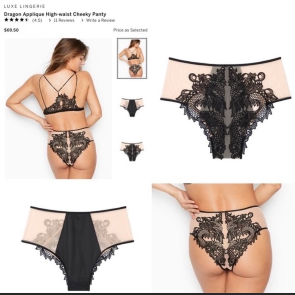 Victoria’s Secret High waist Dragon Panty NWT